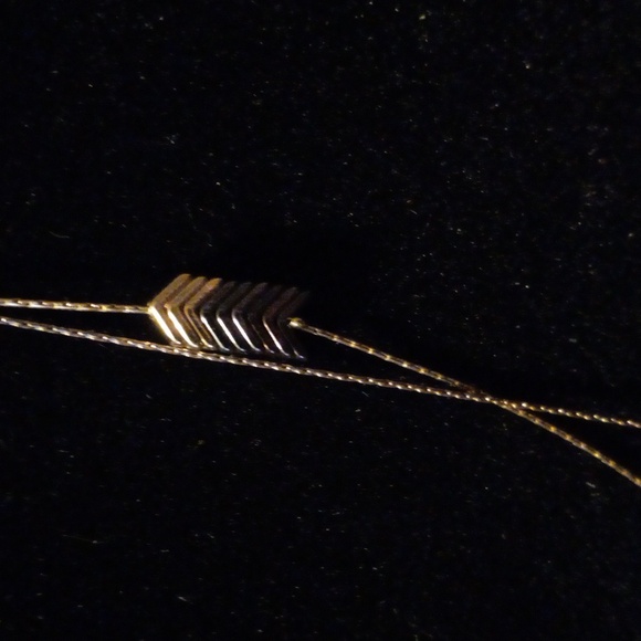 Double layer arrow necklace by AEO. - Picture 2 of 4